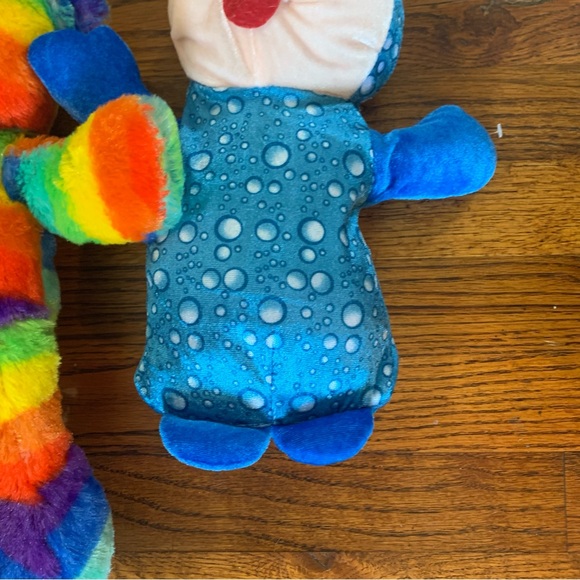 Stuffed Animals 14” Multicolor Stripe Teddy Bear & 12” Blue Polkadot Caterpillar - Picture 8 of 14